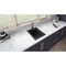 Ruvati Sink, Granite Composite, 20" W x 18.5" L x RVG1018BK - alternate 4